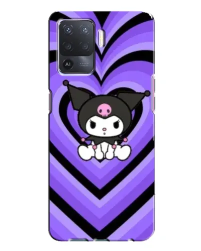 Чехол для OPPO A94 с картинкой «Kuromi и фиолетовые сердца» Чехол для OPPO A94 с картинкой «Kuromi и фиолетовые сердца»