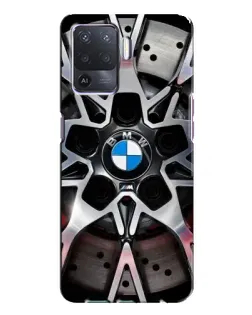 Чехол для OPPO A94 с картинкой «BMW — деталь диска»