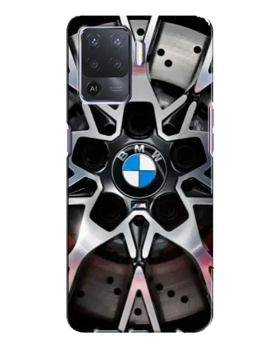 Чехол для OPPO A94 с картинкой «BMW — деталь диска»