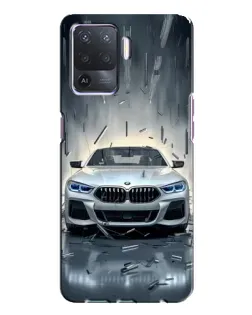 Чехол для OPPO A94 с картинкой «BMW в свете фар»