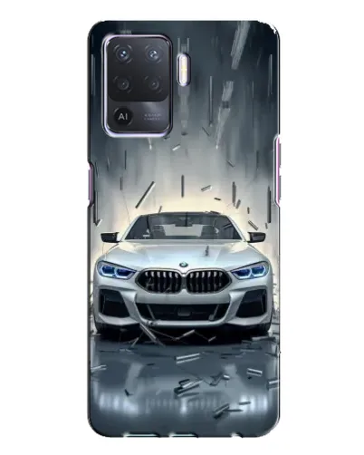 Чехол для OPPO A94 с картинкой «BMW в свете фар»