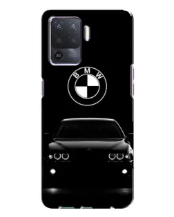 Чехол для OPPO A94 с картинкой «BMW — взгляд из темноты»