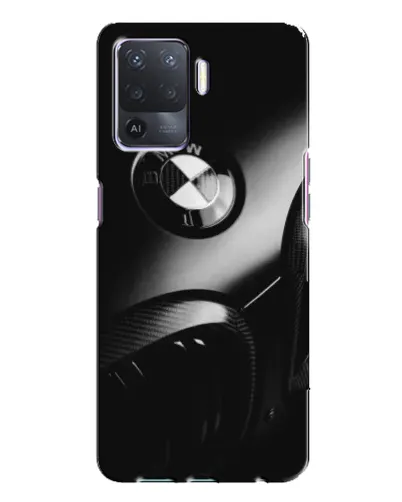 Чехол для OPPO A94 с картинкой «Эмблема BMW — макро»