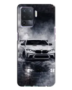 Чехол для OPPO A94 с картинкой «BMW сквозь туман»