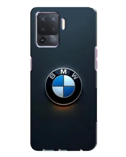 Чехол для OPPO A94 с картинкой «Логотип BMW — минимализм»