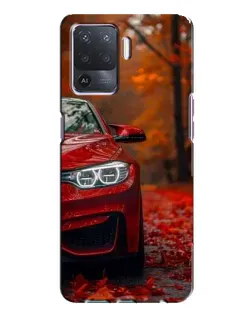 Чехол для OPPO A94 с картинкой «Осенняя BMW M4»