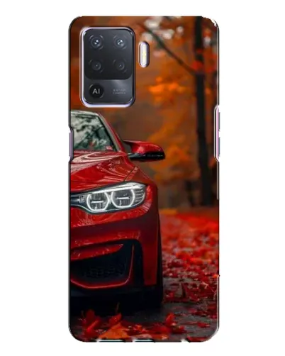 Чехол для OPPO A94 с картинкой «Осенняя BMW M4»