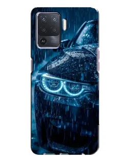 Чехол для OPPO A94 с картинкой «BMW под дождем»