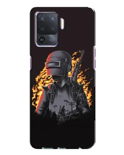 Чохол для OPPO A94 з картинкою «PUBG — вогняний силует» Чохол для OPPO A94 з картинкою «PUBG — вогняний силует»