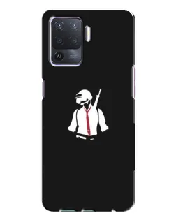 Чехол для OPPO A94 с картинкой «PUBG — силуэт воина» Чехол для OPPO A94 с картинкой «PUBG — силуэт воина»