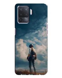 Чехол для OPPO A94 с картинкой «Герой PUBG на скале» Чехол для OPPO A94 с картинкой «Герой PUBG на скале»