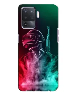 Чехол для OPPO A94 с картинкой «PUBG — огненный воин» Чехол для OPPO A94 с картинкой «PUBG — огненный воин»