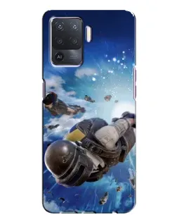 Чехол для OPPO A94 с картинкой «Десант PUBG — прыжок» Чехол для OPPO A94 с картинкой «Десант PUBG — прыжок»