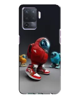 Чехол для OPPO A94 с картинкой «Among Us — 3D стиль»