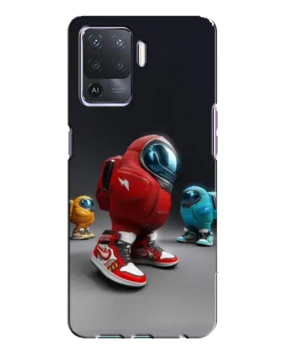 Чехол для OPPO A94 с картинкой «Among Us — 3D стиль»