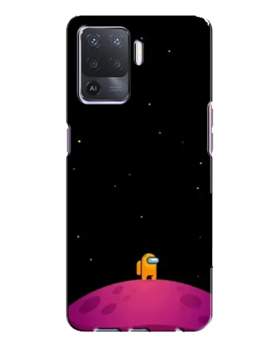 Чехол для OPPO A94 с картинкой «Одинокий герой на планете»
