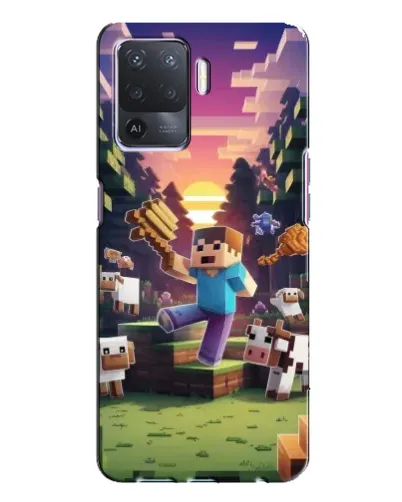 Чохол для OPPO A94 з картинкою «Стів на фермі»