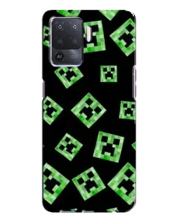 Чохол для OPPO A94 з картинкою «Паттерн з кріперами»