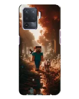 Чохол для OPPO A94 з картинкою «Стів у лісі»