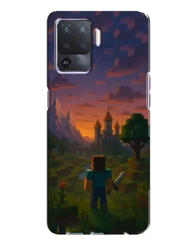 Чохол для OPPO A94 з картинкою «Стів біля вежі»