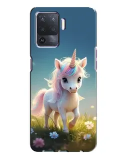 Чехол для OPPO A94 с картинкой «Единорог на поляне» Чехол для OPPO A94 с картинкой «Единорог на поляне»