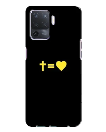 Чохол для OPPO A94 з картинкою «Серце та Хрест» Чохол для OPPO A94 з картинкою «Серце та Хрест»