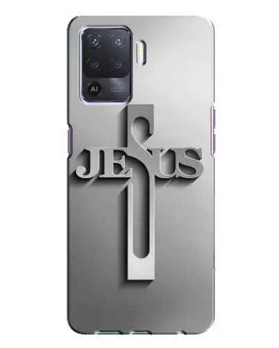 Чехол для OPPO A94 с картинкой «Металлический крест Jesus» Чехол для OPPO A94 с картинкой «Металлический крест Jesus»