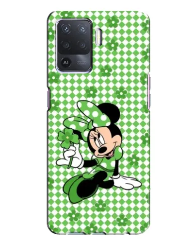Чехол для OPPO A94 с картинкой «Mickey в клетку»