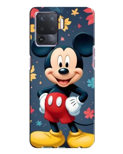 Чехол для OPPO A94 с картинкой «Осенний Mickey Mouse»
