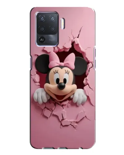 Чехол для OPPO A94 с картинкой «Минни сквозь стену»