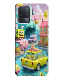 Чехол для OPPO A94 с картинкой «Монстр-трак приключения»