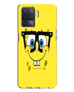 Чехол для OPPO A94 с картинкой «Минималистичный Спанч Боб»