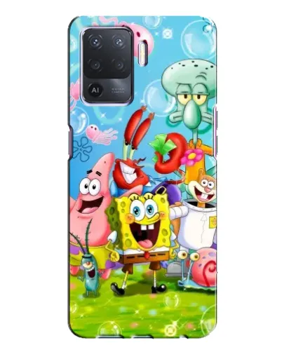 Чехол для OPPO A94 с картинкой «Губка Боб и друзья» Чехол для OPPO A94 с картинкой «Губка Боб и друзья»