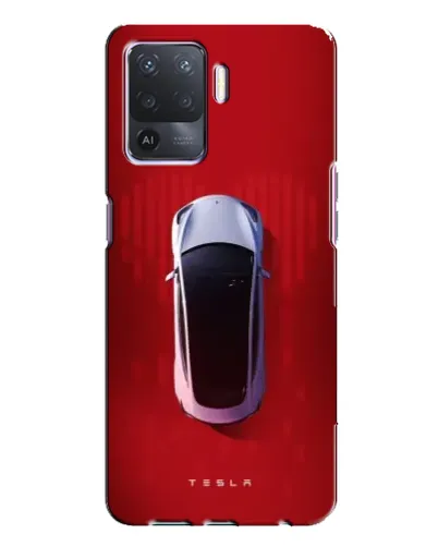 Чохол для OPPO A94 з картинкою «Tesla Top View»