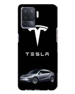 Чохол для OPPO A94 з картинкою «Tesla Model Y» Чохол для OPPO A94 з картинкою «Tesla Model Y»