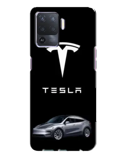 Чохол для OPPO A94 з картинкою «Tesla Model Y»