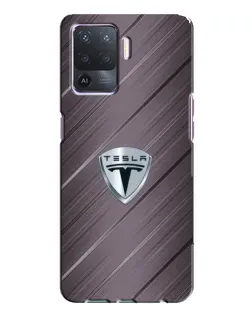 Чохол для OPPO A94 з картинкою «Металева текстура Tesla» Чохол для OPPO A94 з картинкою «Металева текстура Tesla»