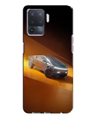 Чохол для OPPO A94 з картинкою «Cybertruck у пустелі»