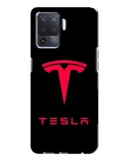 Чохол для OPPO A94 з картинкою «Tesla Red Logo» Чохол для OPPO A94 з картинкою «Tesla Red Logo»