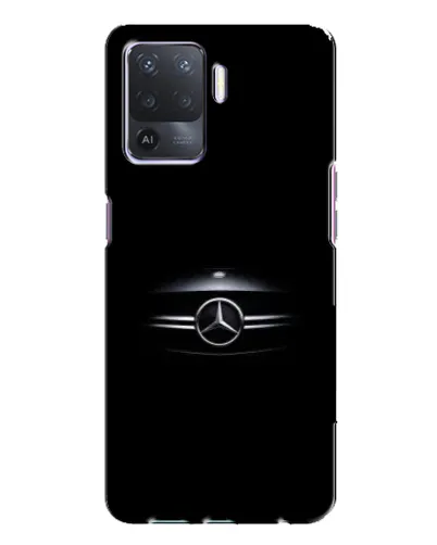 Чехол для OPPO A94 с картинкой «Mercedes — абстрактные линии»