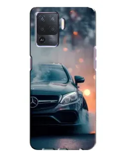 Чехол для OPPO A94 с картинкой «Mercedes — ночной город» Чехол для OPPO A94 с картинкой «Mercedes — ночной город»