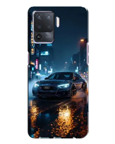 Чохол для OPPO A94 з картинкою «Нічне місто та Audi» Чохол для OPPO A94 з картинкою «Нічне місто та Audi»
