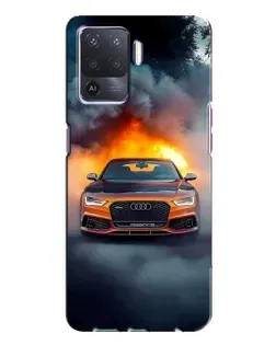 Чохол для OPPO A94 з картинкою «Audi у вогняному диму» Чохол для OPPO A94 з картинкою «Audi у вогняному диму»