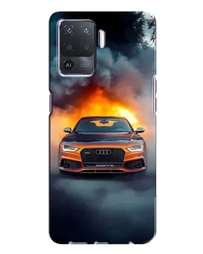 Чохол для OPPO A94 з картинкою «Audi у вогняному диму» Чохол для OPPO A94 з картинкою «Audi у вогняному диму»