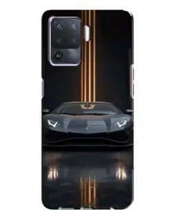 Чехол для OPPO A94 с картинкой «Lamborghini золотые линии» Чехол для OPPO A94 с картинкой «Lamborghini золотые линии»