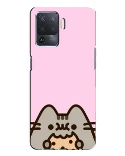Чехол для OPPO A94 с картинкой «Pusheen и печенье» Чехол для OPPO A94 с картинкой «Pusheen и печенье»