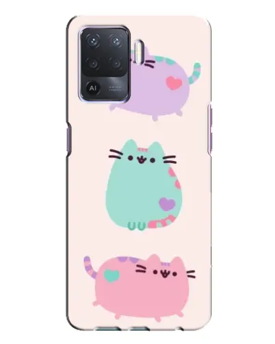 Чехол для OPPO A94 с картинкой «Pusheen трио» Чехол для OPPO A94 с картинкой «Pusheen трио»