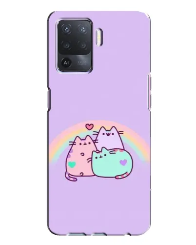 Чехол для OPPO A94 с картинкой «Радужные Пушины» Чехол для OPPO A94 с картинкой «Радужные Пушины»