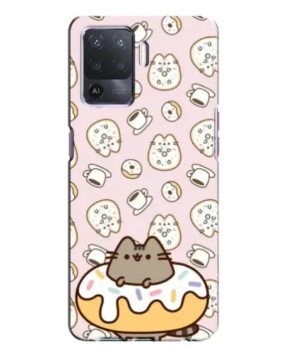 Чехол для OPPO A94 с картинкой «Пушин на пончике» Чехол для OPPO A94 с картинкой «Пушин на пончике»
