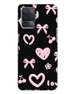 Чехол для OPPO A94 с картинкой «Сатиновый бант»